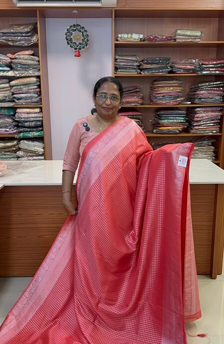 SEMI BANARASI SAREES (W EP 204)