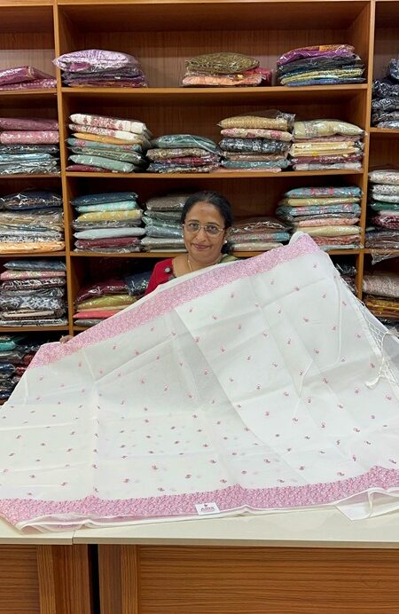 WHITE KOTA SAREES COLLECTIONS  (W EP -209)