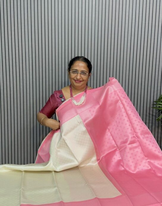 BROCADE FEEL CONTRAST SAREES (W EP 232)