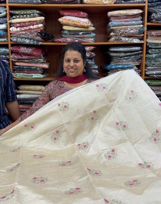 EASTER SPECIAL EMBROIDER SAREES (W EP 312)
