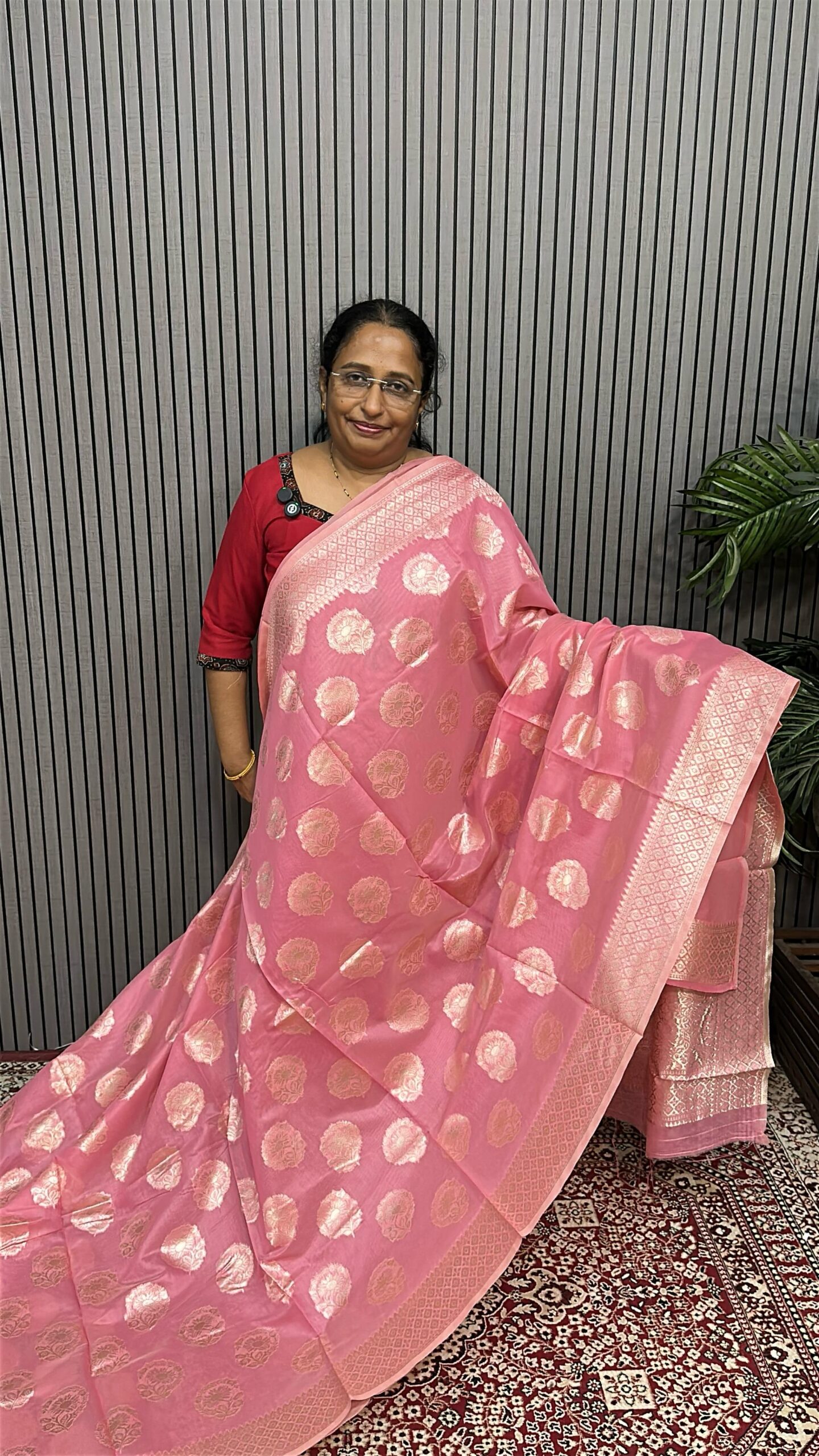 CHANDHERI FEEL SAREES W EP 333